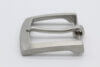 Edelstahl Gürtelschnalle 40mm modern gebürstet