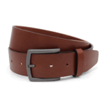 Gürtel Herren Jeansgürtel Braun Rotbraun dunkle Schnalle