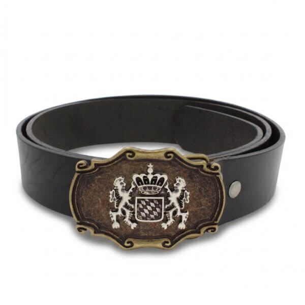 Trachtengürtel Schwarz Bayern Lederhosengürtel Herren