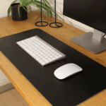 Schreibtischunterlage Leder schwarz Echtleder Schreibtisch Lederunterlage