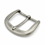 Gürtelschnalle 45mm Herren Altsilber 4,5cm