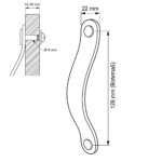 Ledergriffe für Möbel (Schränke / Schubladen)