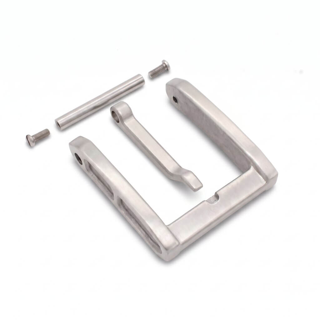 Ersatz Gürtelschnalle Steg schraubbar 40mm