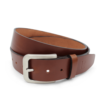 Herrengürtel Leder Gürtel mit Edelstahl Schnalle Gürtelschnalle